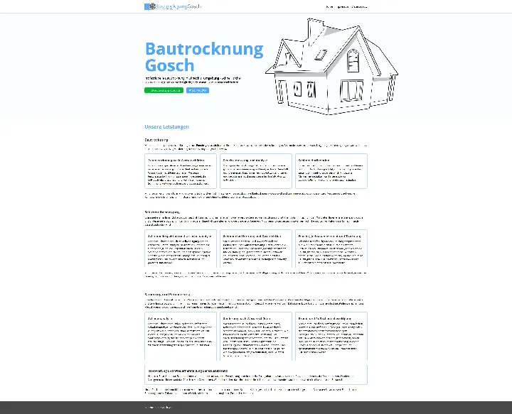 Bautrocknung Gosch